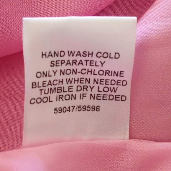 Sugarlips Curve Womens Plus 3/4 Balloon Sleeve Satin Mini Dress: Pink Tropical - Picture 12 of 14